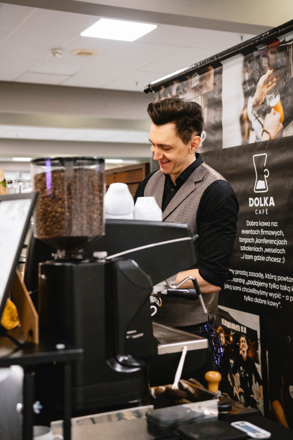 barista na targi ślubne