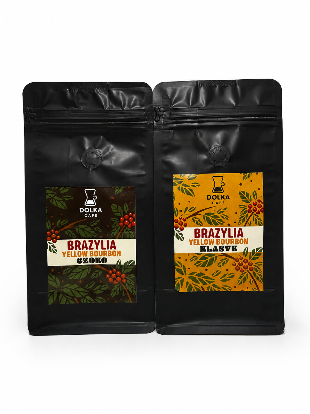 Zestaw Kaw Brazylia - Klasyk + Czoko (2x250g)