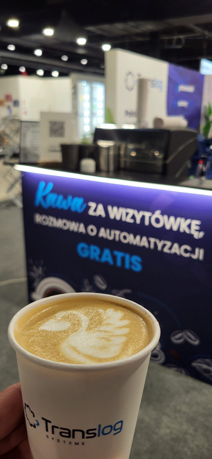 mobilny barista na targi logistyczne
